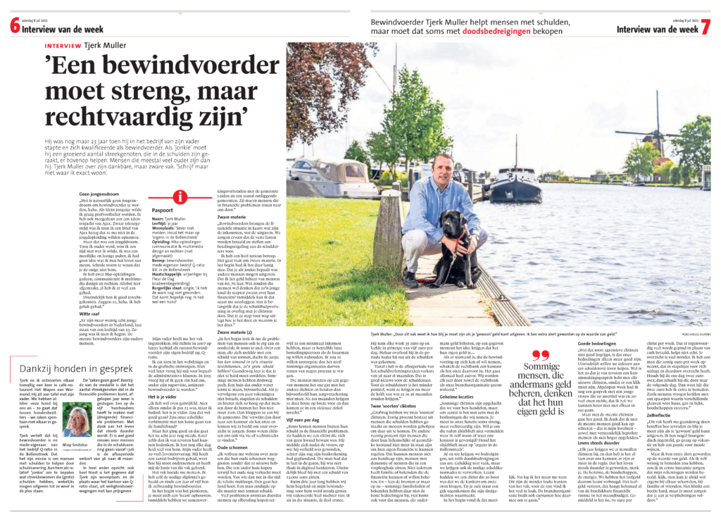 Interview met Leidsch Dagblad